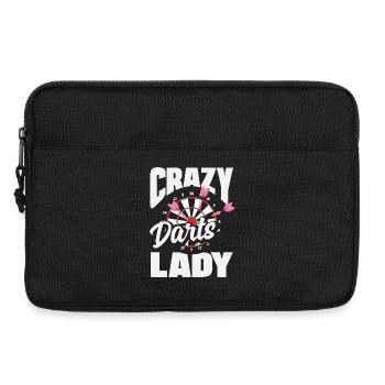 Funny Darts Sayings Darts Gifts - Laptop bag 13" - black - Front