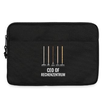Rechenzentrum Gartenarbeit Landschftsgärtner - Laptoptasche 13" - Schwarz - Vorne