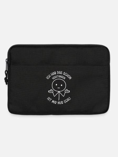 Ich hab das schon verstanden Ist mir nur egal - Laptoptasche 13" - Schwarz