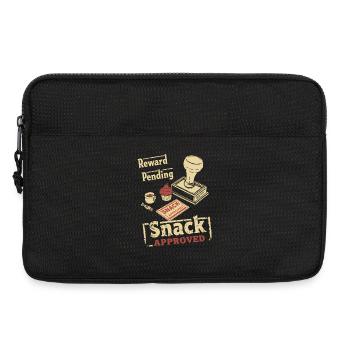 Snack Approved Vintage Stempel - Laptoptasche 13" - Schwarz - Vorne