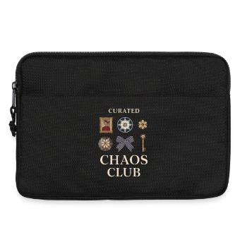 Curated Chaos Club Motifs - Laptoptasche 13" - Schwarz - Vorne