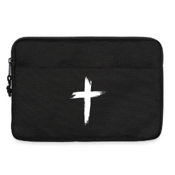 Christen Kreuz - Laptoptasche 13" - Schwarz - Vorne