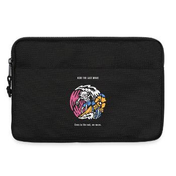 Ride The Last Wave Surfer Skull Ocean Geschenk - Laptoptasche 13" - Schwarz - Vorne