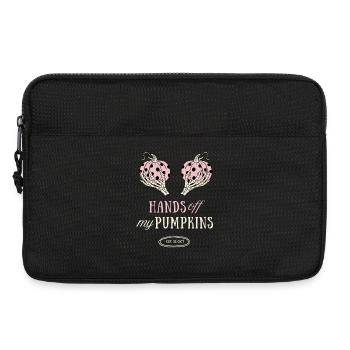 Hands Off My Pumpkins Halloween Kürbis Geschenk - Laptoptasche 13" - Schwarz - Vorne