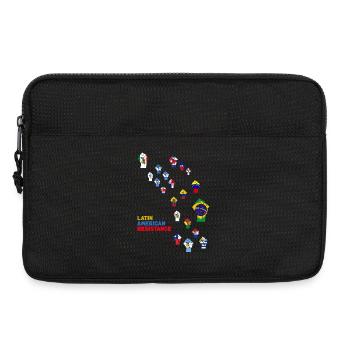 Mosaik des lateinamerikanischen Widerstands - Laptoptasche 13" - Schwarz - Vorne