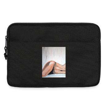 Impressionist Nude Lying Down - Laptop bag 13" - black - Front
