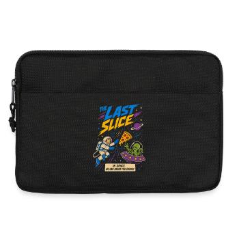 Das letzte Stück Pizza im Weltraum - Laptoptasche 13" - Schwarz - Vorne