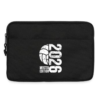 Volleyball Master Hoodie 2026, white, swimming trunks - Laptop bag 13" - black - Front