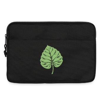 Feuille de taro - Sacoche pour ordinateur portable 13 pouces - noir - Devant