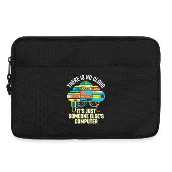 Cloud: It's Just Someone Else's Computer - Laptoptasche 13" - Schwarz - Vorne