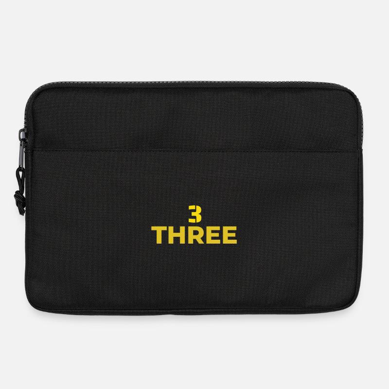 Three yellow ones in bold - Laptop bag 13" - black
