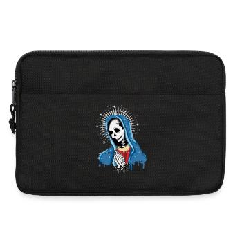 La Vierge Marie prie - Sacoche pour ordinateur portable 13 pouces - noir - Devant