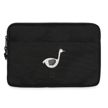 Vogel - Laptoptasche 13" - Schwarz - Vorne