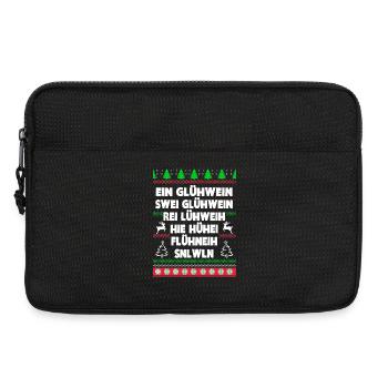 Glühwein - Laptoptasche 13" - Schwarz - Vorne