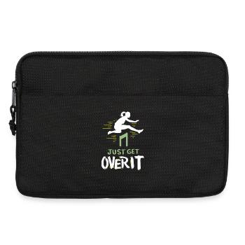 Track and Field Just Get Over It - Laptop bag 13" - black - Front
