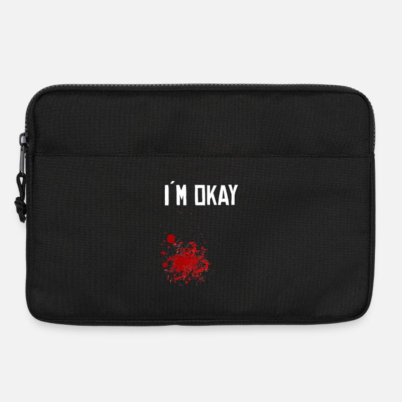funny - Laptop bag 13" - black