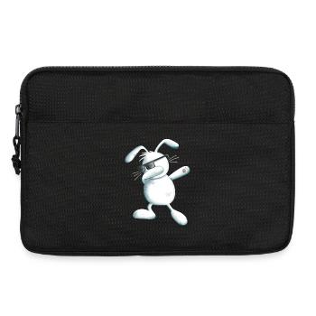 Dab Dance Bunny I Dabbing I Cadeau de Pâques - Sacoche pour ordinateur portable 13 pouces - noir - Devant
