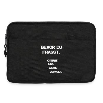 lost bet - Laptop bag 13" - black - Front