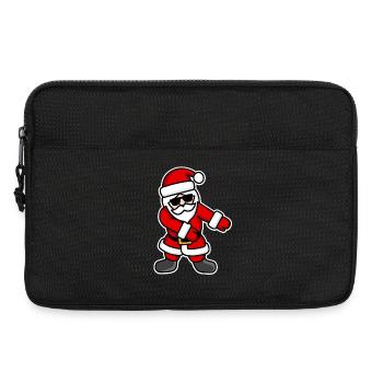 Floss dance Flossing cool Père Noël - Sacoche pour ordinateur portable 13 pouces - noir - Devant