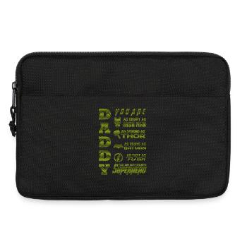 Citation de motivation inspirante Impression d’art - Sacoche pour ordinateur portable 13 pouces - noir - Devant
