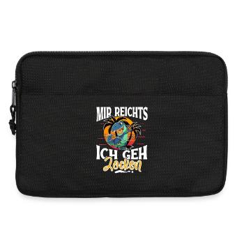 Mir Reichts Ich Geh Zocken - Laptoptasche 13" - Schwarz - Vorne