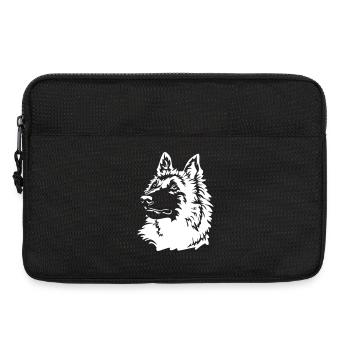 Tervuren Head "Black Edition" - Laptop bag 13" - black - Front