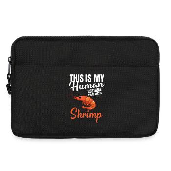 Shrimp Shrimp Scampi Crab Gamba Halloween Costume - Laptop bag 13" - black - Front