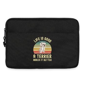 West Highland White Terrier - Laptop bag 13" - black - Front