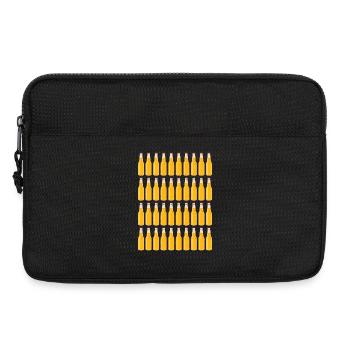 40. Geburtstag Bierflaschen Bier Bierzig Vierzig - Laptoptasche 13" - Schwarz - Vorne