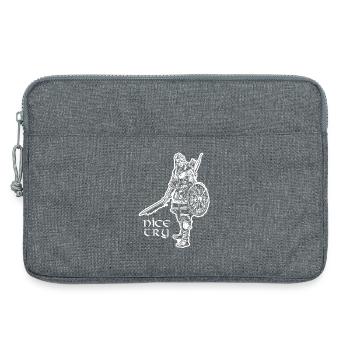 Nice Try Valkyrie - Laptop bag 13" - heather grey - Front