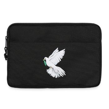 Friedenstaube Friedenssymbol - Sonja Ariel - Laptoptasche 13" - Schwarz - Vorne