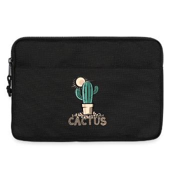 cactus cactus cactus symbol sun desert sand - Laptop bag 13" - black - Front