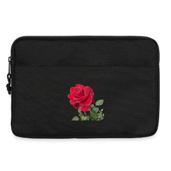 Red rose - Laptop bag 13" - black - Front