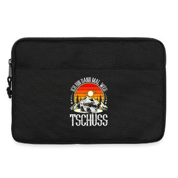 Camping Camper Campen - Laptoptasche 13" - Schwarz - Vorne