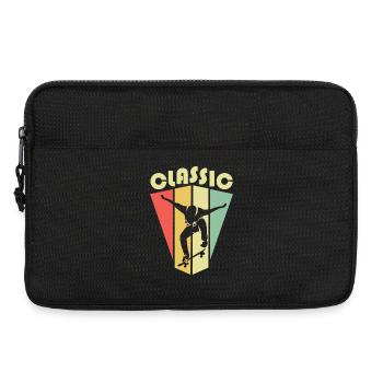 Classic Skateboarding Classic Retro Vintage Icon - Laptop bag 13" - black - Front