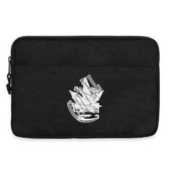 CHILL Hanf Blatt - Laptoptasche 13" - Schwarz - Vorne