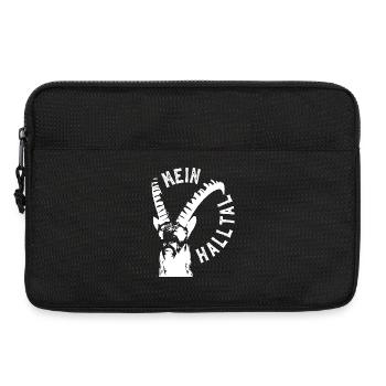 MEIN HALLTAL Steinbock - Laptoptasche 13" - Schwarz - Vorne