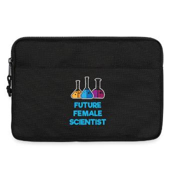 Future Female Scientist - Laptop bag 13" - black - Front