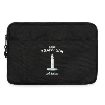 Leuchtturm Kap von Trafalgar, Andalusien, Spanien - Laptoptasche 13" - Schwarz - Vorne