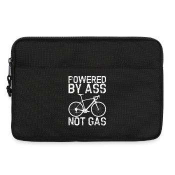 Propulsé par des basses, pas du gaz - Sacoche pour ordinateur portable 13 pouces - noir - Devant