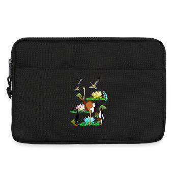 Welt der Vögel - Seerosen Schwabe Straus und Co. - Laptoptasche 13" - Schwarz - Vorne