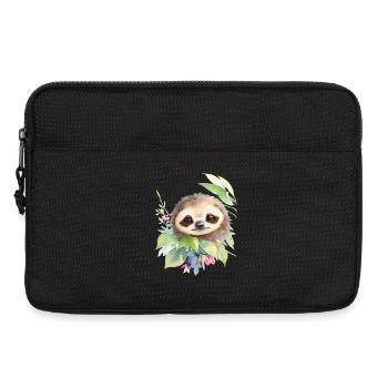 Faultier - Laptoptasche 13" - Schwarz - Vorne