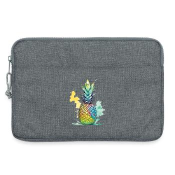 Pineapple - Laptop bag 13" - heather grey - Front