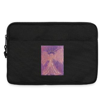 Erzengel Chamuel - Engel der Liebe - Engelbild - Laptoptasche 13" - Schwarz - Vorne