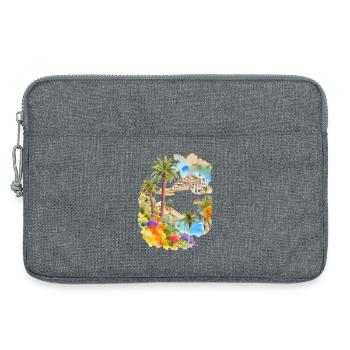 Urlaub auf den Kanaren - Laptoptasche 13" - Grau meliert - Vorne