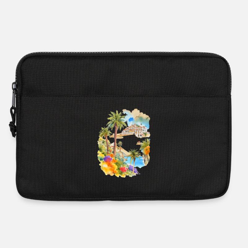 Urlaub auf den Kanaren - Laptoptasche 13" - Schwarz
