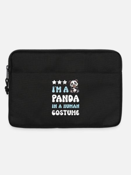 Panda Panda Bear - Laptop bag 13" - black
