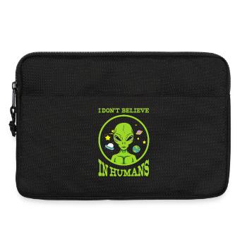UFO, fliegende Untertasse, UFO - Laptoptasche 13" - Schwarz - Vorne
