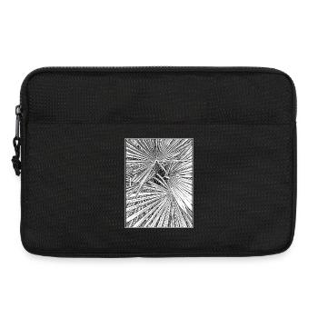 Palmen - Laptoptasche 13" - Schwarz - Vorne