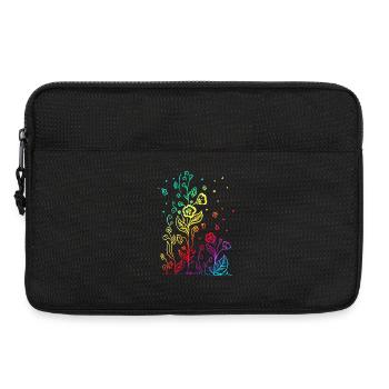 flower - Laptoptasche 13" - Schwarz - Vorne